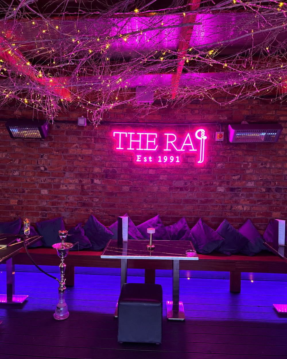 The Shisha Lounge on the rooftop terrace