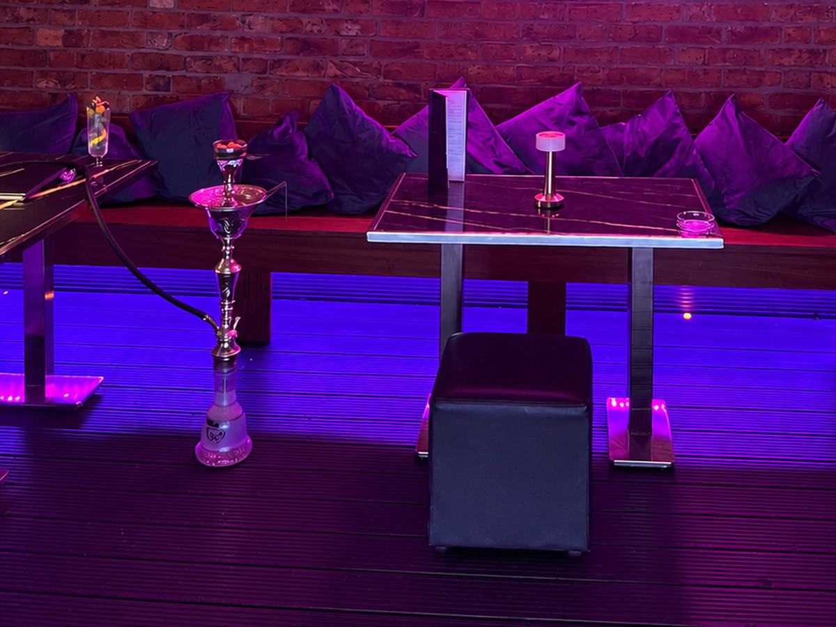 A hookah on the terrace